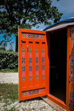 Yourte traditionnelle, 6 voyageurs, avec jardin