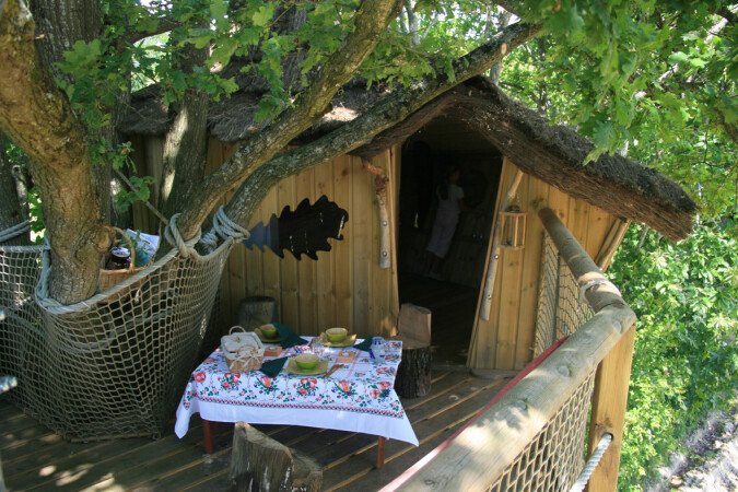 Cabane 1 chambre, avec jardin