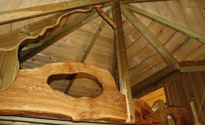 Cabane dans les arbres 1 chambre, avec jardin