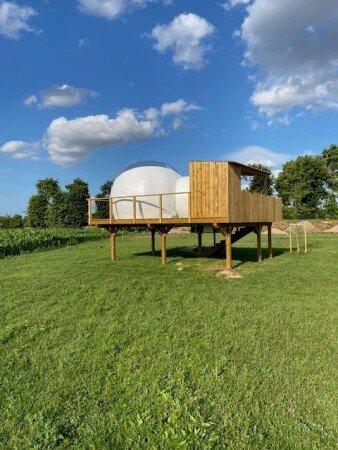 Bulle romantique, 1 chambre, avec jardin