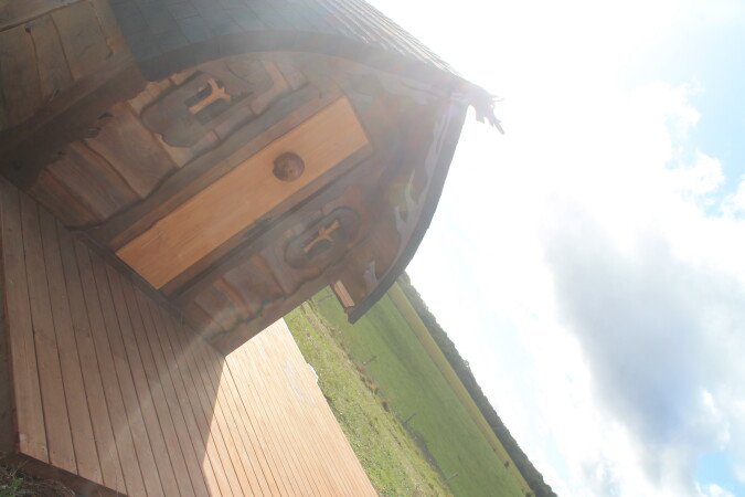 Cabane romantique, 1 chambre, avec jardin