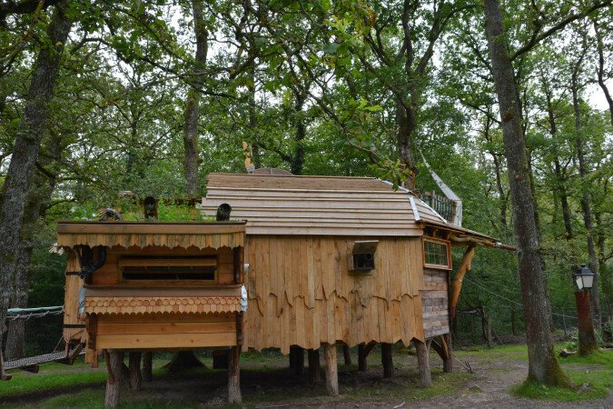 Cabane 6 voyageurs, avec jardin