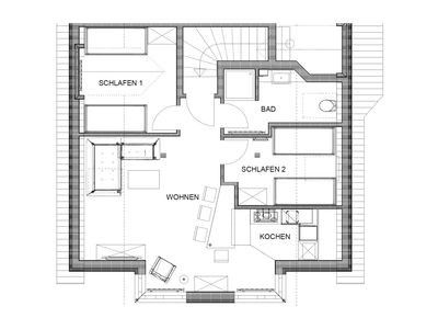 Wohnung 2 Schlafzimmer, mit WLAN