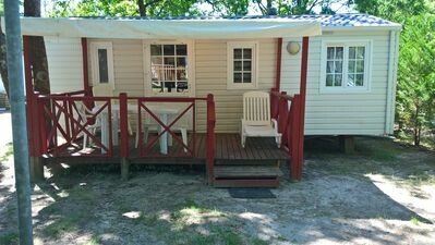 Mobil home 2 chambres, avec jacuzzi