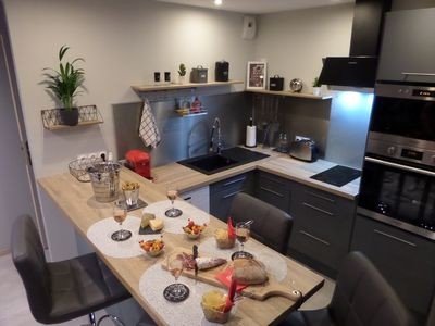 Appartement design, 1 chambre, avec jacuzzi