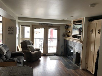 Apartment 1 bedroom, with fireplace