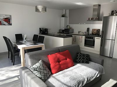 Appartement 1 chambre, avec jardin