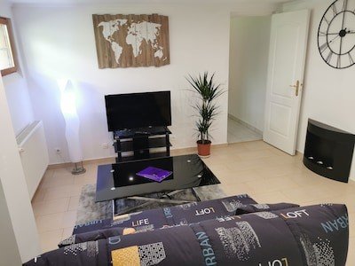 Appartement 1 chambre, avec jardin