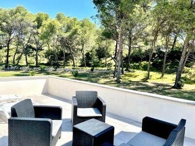 Maison cozy, 3 chambres, avec piscine