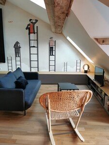 Apartment 3 bedrooms, with gym