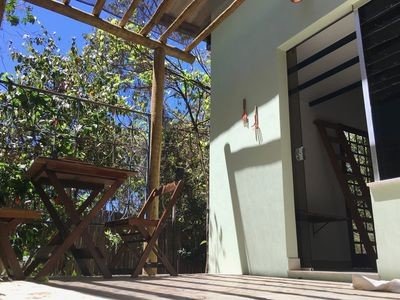 Chalé 1 quarto, com jardim