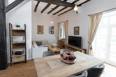 Ferienhaus 1 Schlafzimmer, mit Garten