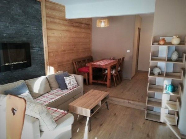 Appartement 2 chambres, avec cheminée