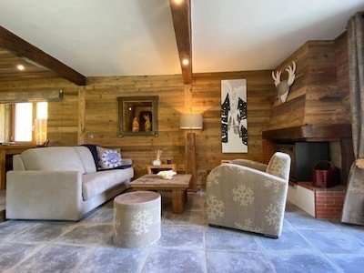 Chalet authentique, 1 chambre, avec salle de sport