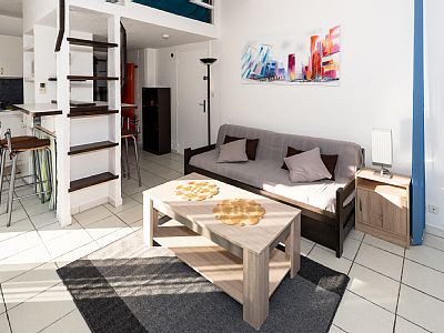 Appartement 1 chambre, avec salle de sport