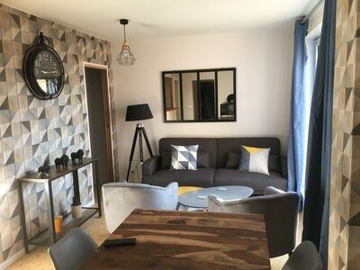 Appartement tout confort, 2 chambres, avec jardin