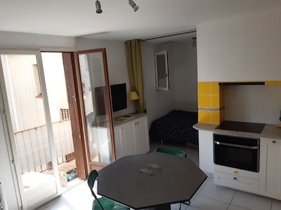 Studio tout confort, 3 voyageurs