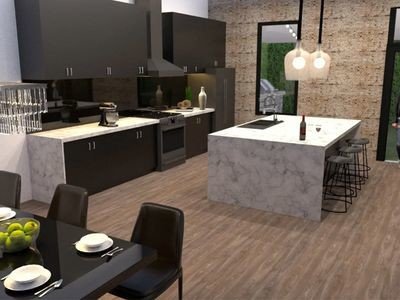 House 2 bedrooms, with gym