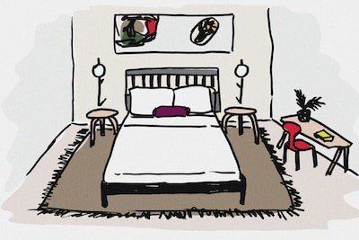 Bed and breakfast 2 guests, with air conditioning