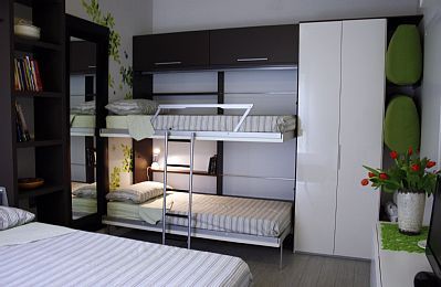 Apartment 1 bedroom, with garden