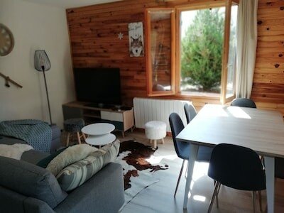 Chalet 2 chambres, avec jardin