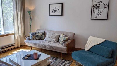 Duplex cozy, 3 chambres, avec jacuzzi