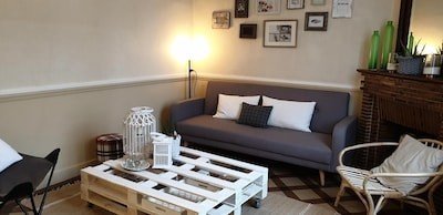 Maison de ville 4 chambres, avec jardin