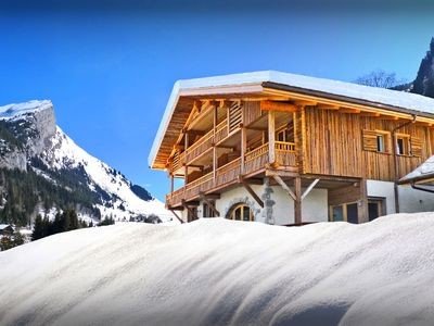 Chalet design, 7 chambres, avec jacuzzi