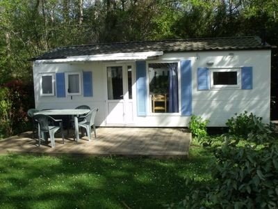 Mobil home 2 chambres, avec salle de sport
