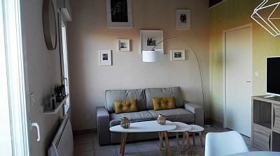 Duplex 1 chambre, avec jardin