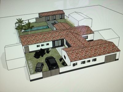 Villa d'architecte design, 5 chambres, avec jacuzzi