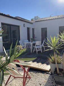 Ferienhaus 3 Schlafzimmer, mit Garten