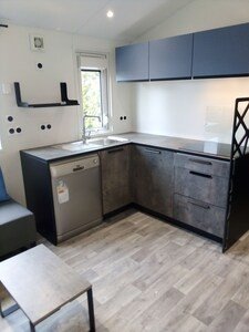 Mobil home 3 chambres, avec piscine