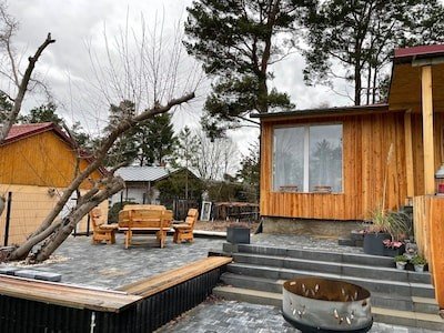 Ferienhaus 1 Schlafzimmer, mit Garten