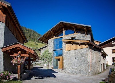 Chalet design, 5 chambres, avec petit-déjeuner
