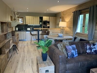 Chalet traditionnel, 3 chambres, avec jardin