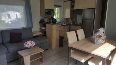 Mobil home design, 3 chambres, avec jacuzzi