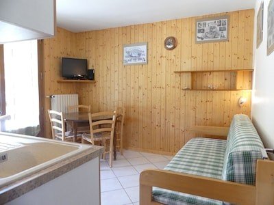 Appartement 1 chambre, avec jardin