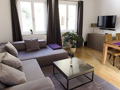 Appartement 1 slaapkamer, met tuin