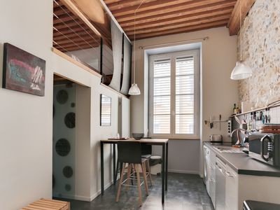 Loft design, 1 chambre, avec wifi