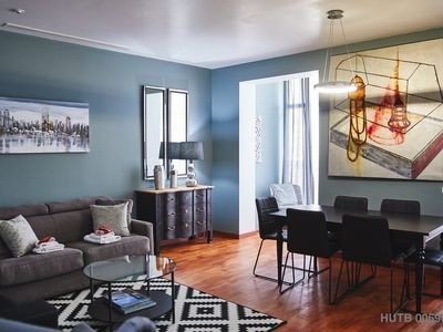 Appartement design, 3 chambres, avec climatisation