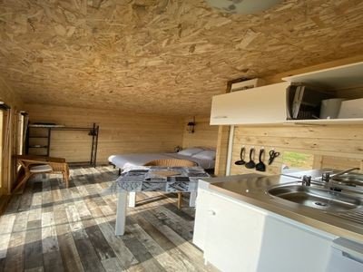 Chalet 1 chambre, avec jacuzzi