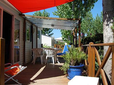 Mobil home 2 chambres, avec jacuzzi