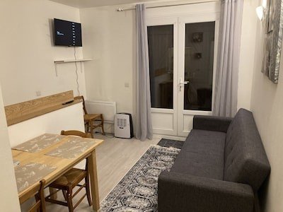 Appartement 2 chambres, avec jardin