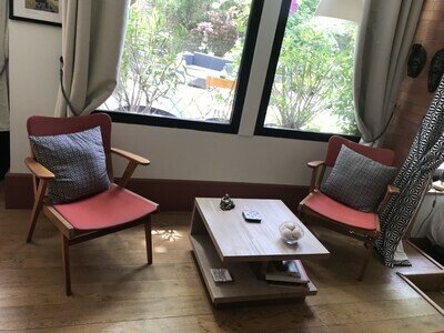 Appartement 2 chambres, avec jardin