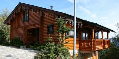 Chalet en rondin 4 chambres, avec jardin
