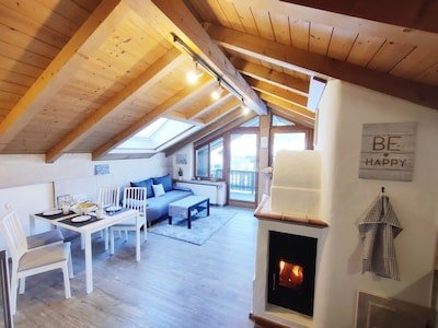 Appartement 2 chambres, avec salle de sport