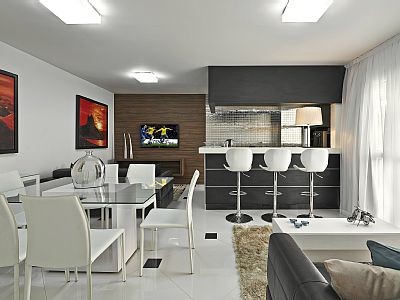 Apartamento 1 quarto, com piscina