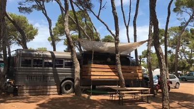 Mobil home 1 chambre, avec jardin