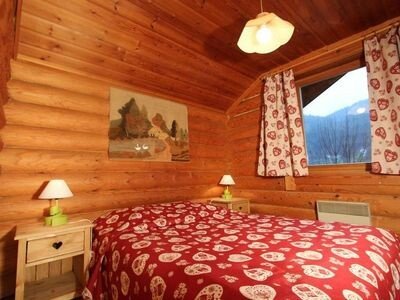 Chalet en rondin 3 chambres, avec jardin